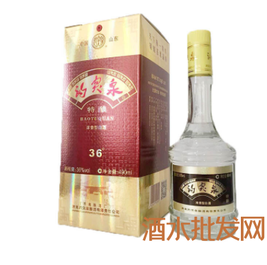 36度趵突泉白酒多少钱一瓶,趵突泉白酒36度图片及价格